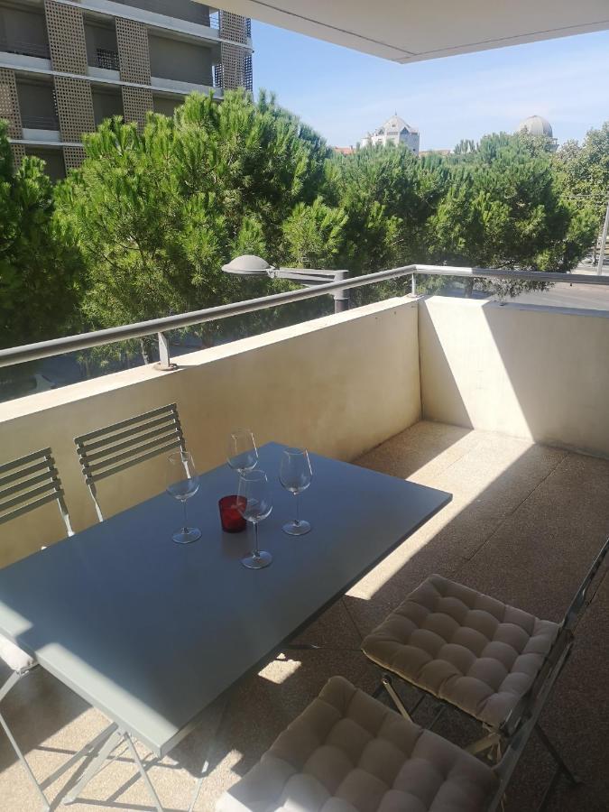 Charmant F2 Port Marianne  Montpellier Extérieur photo